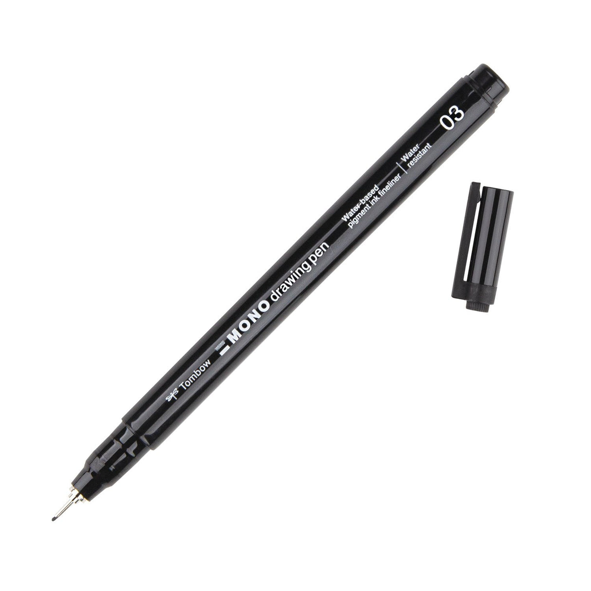 Mono drawing pen Fineliner 4 - pack Svart Bold - 2 - Tombow - Tidformera