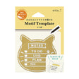 Motif Template Cat - 1 - Midori - Tidformera