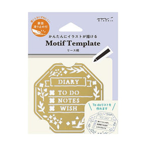 Motif Template Wreath - 1 - Midori - Tidformera