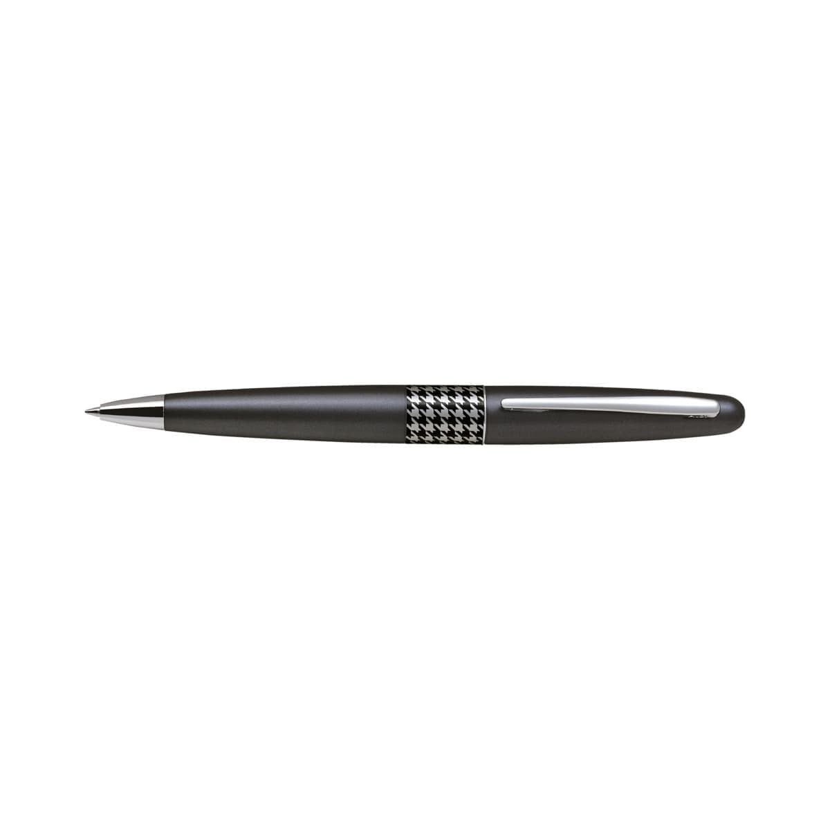 MR Retro Pop Rollerballpenna - Metallic Gray Houndstooth Ring - Pilot - Tidformera