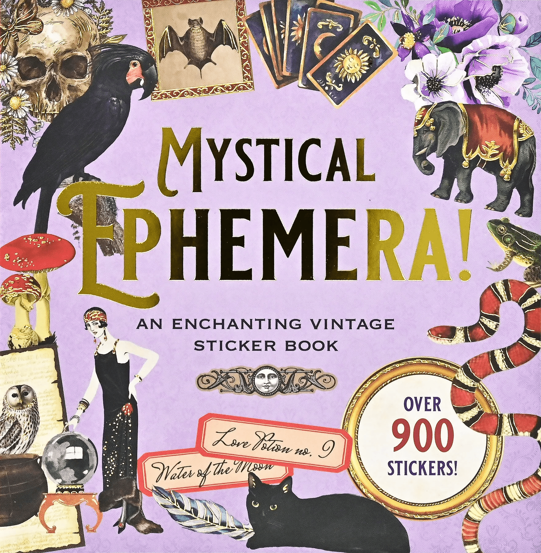 Mystical Ephemera! Sticker book - Peter Pauper Press - Tidformera