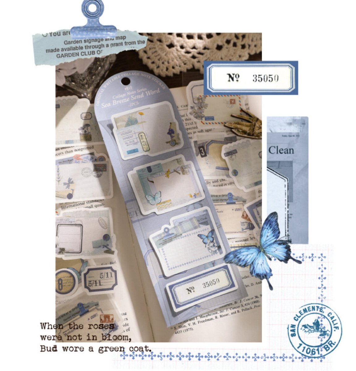 Note Sticker - Sea breeze Send word - Other - Tidformera