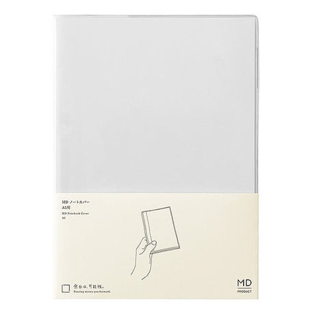 Notebook Cover A5 - Clear - 1 - Midori - Tidformera