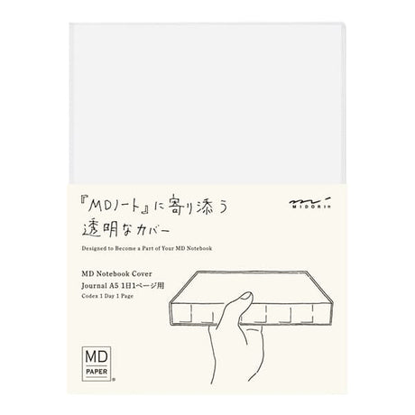 Notebook Cover A5 Codex - Clear - 1 - Midori - Tidformera