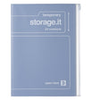 Notebook Storage.it A5 - Blue - Mark's Inc - Tidformera