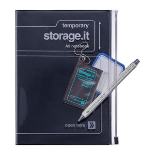Notebook Storage.it A5 - Dotted/Lined - Black - 1 - Mark's Inc - Tidformera