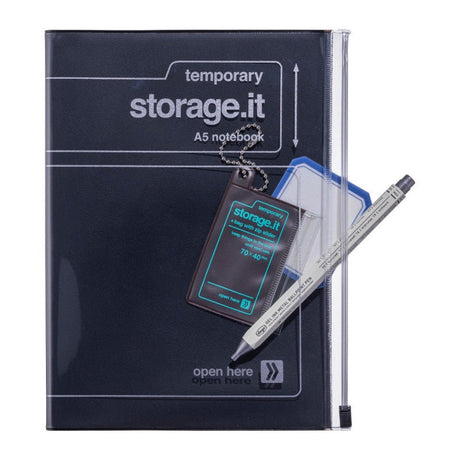 Notebook Storage.it A5 - Dotted/Lined - Black - 1 - Mark's Inc - Tidformera