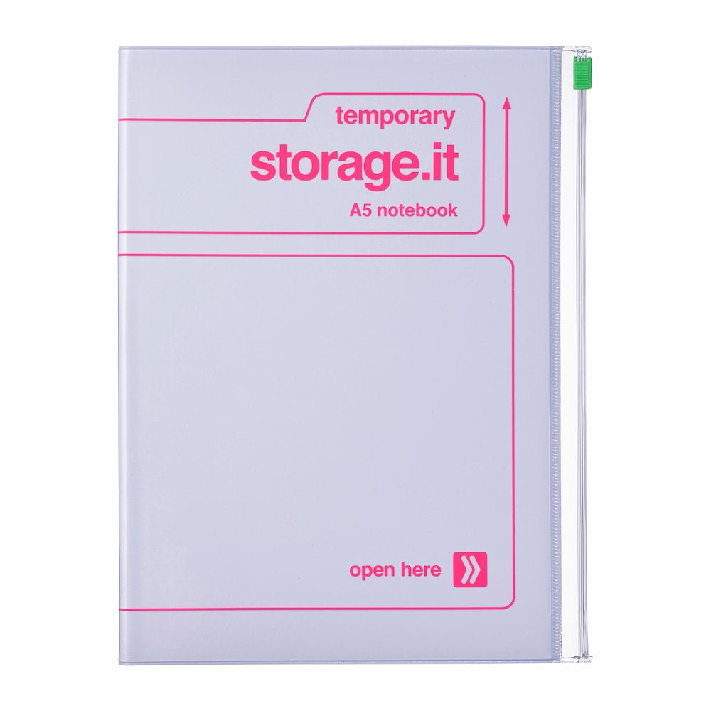 Notebook Storage.it A5 - Dotted/Lined - White - 1 - Mark's Inc - Tidformera