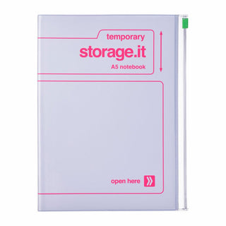 Notebook Storage.it A5 - Dotted/Lined - White - 1 - Mark's Inc - Tidformera