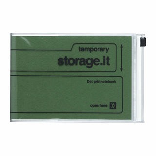 Notebook Storage.it A6 Desk - Dotted - Green - 1 - Mark's Inc - Tidformera
