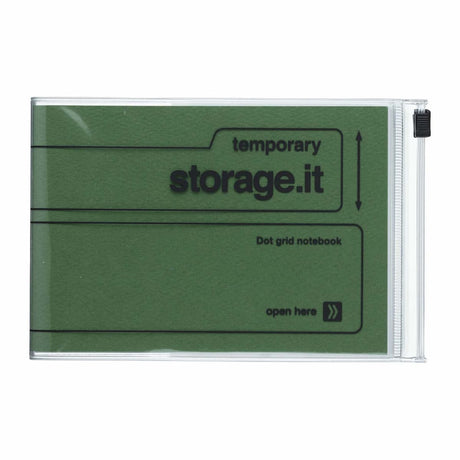 Notebook Storage.it A6 Desk - Dotted - Green - 1 - Mark's Inc - Tidformera