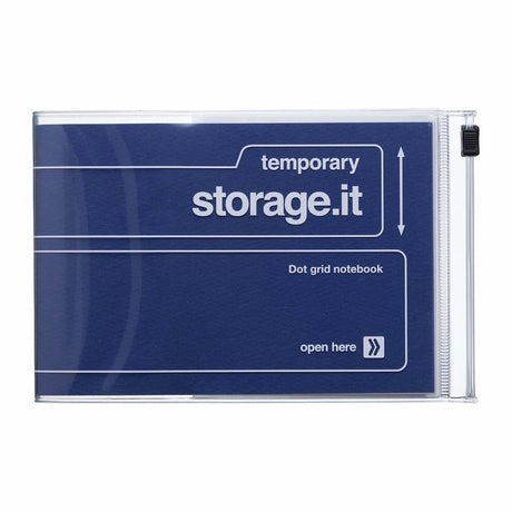 Notebook Storage.it A6 Desk - Dotted - Navy - 1 - Mark's Inc - Tidformera