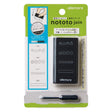 Nototo Join Stamp - Black - Daily log - 1 - Shachihata - Tidformera