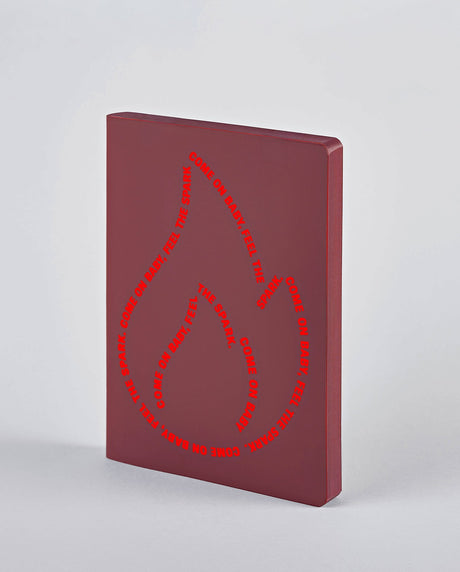 Dotted notebook Graphic L - Feel the spark