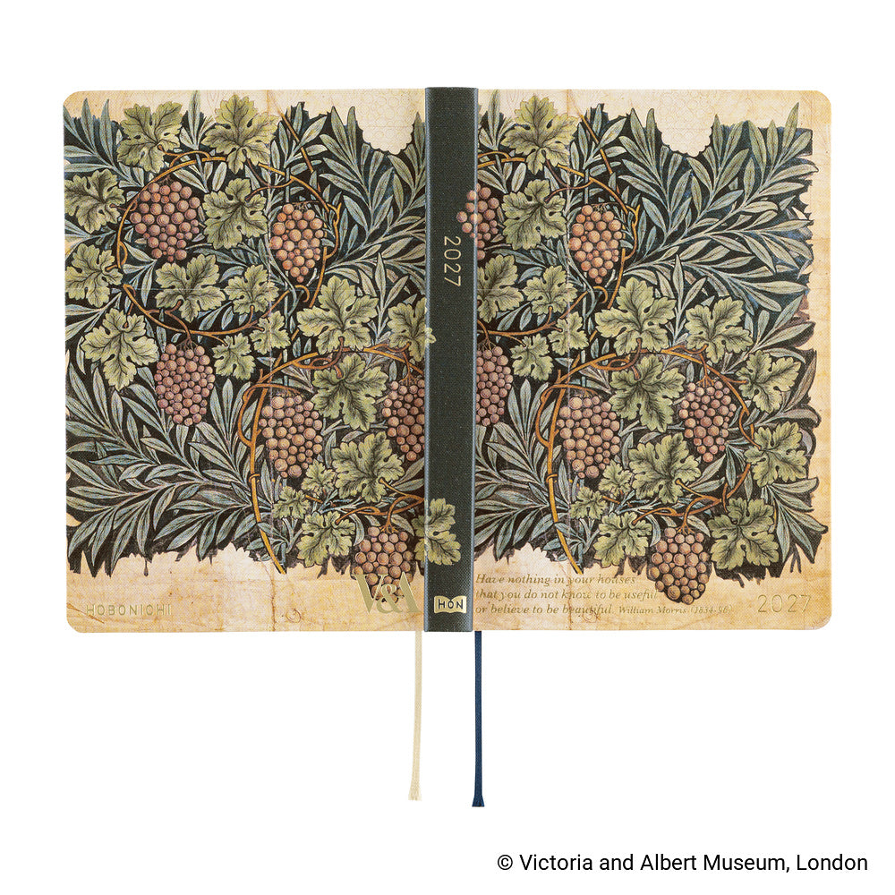 Hobonichi HON A6 The V&A Series: Vine - 2027