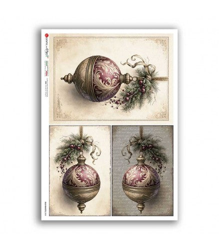 Rice Paper Decoupage - A5 - OLD OBJECTS 0058