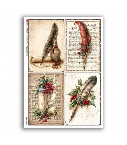 Rice Paper Decoupage - A5 - OLD OBJECTS 0061