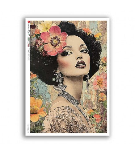 Rice Paper Decoupage - A5 - Old photos 0129