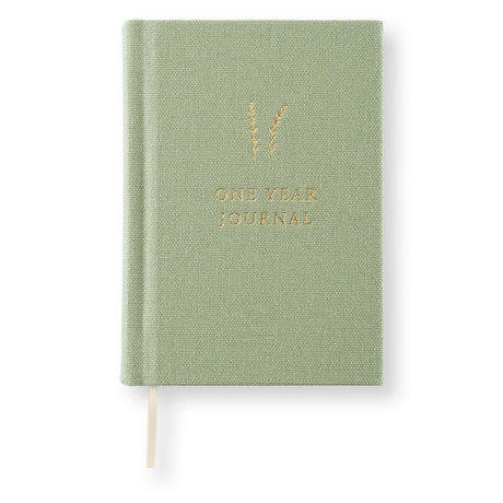 One Year Journal - Green Lavender - Tommy & Annika - Tidformera