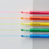 Överstrykningspenna Beetle Tip 3 - way Marker - Orange - 4 - Kokuyo - Tidformera