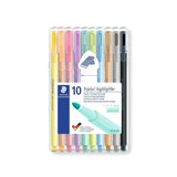 Överstrykningspennor Triplus Pastell - 10-pack - Staedtler - Tidformera