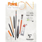 Paint ON Mix media - A5 - 1 - Clairefontaine - Tidformera