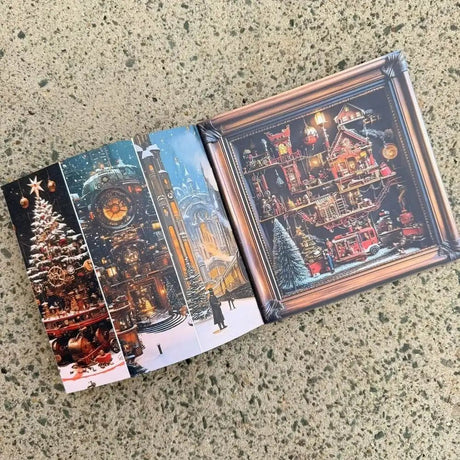 Paper Book - 15 x 15 - Steampunk Winterfest - 2 - IndigoBlu - Tidformera