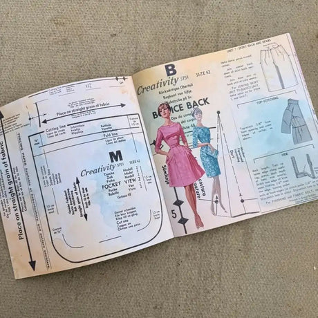 Paper Book - Sew Lovely - 4 - IndigoBlu - Tidformera