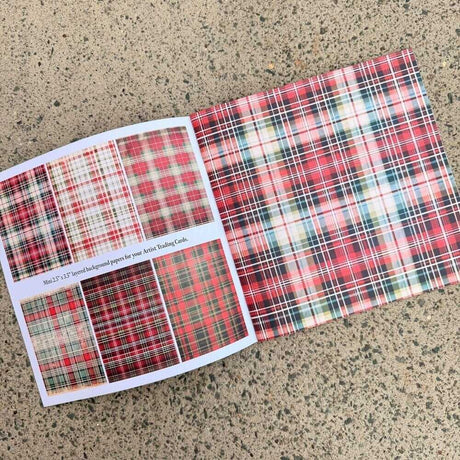 Paper Book - Tartan Textures - 4 - IndigoBlu - Tidformera