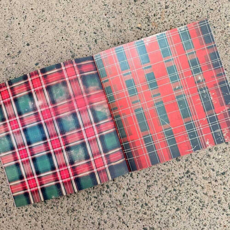 Paper Book - Tartan Textures - 5 - IndigoBlu - Tidformera