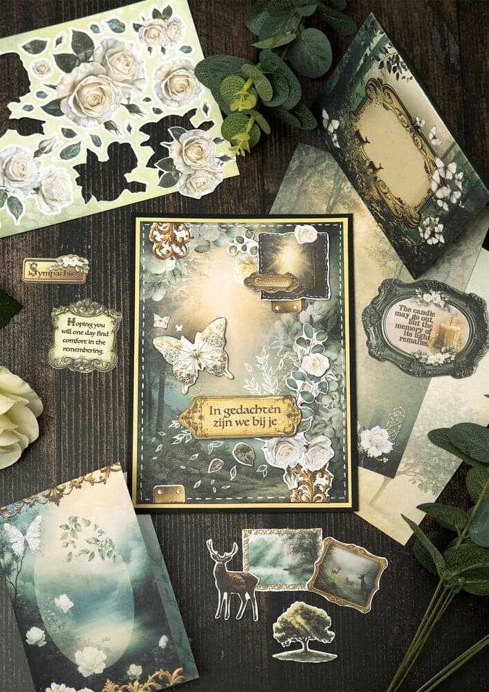 Paper Pad Die - cut Embellishments - Quiet Morning - 3 - Studio Light - Tidformera