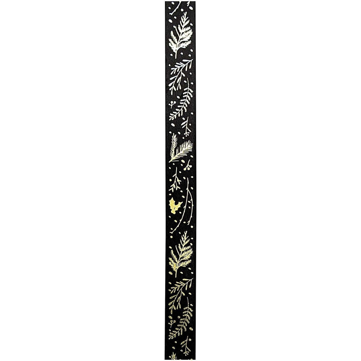 Paper Poetry Washi tape Branches - Black/Gold - Rico Design - Tidformera