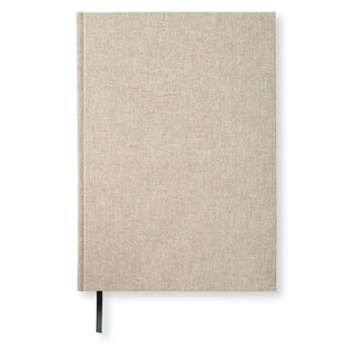 Paperstyle anteckningsböcker A4 Olinjerad Rough Linen 192 s från Paperstyle - Beige anteckningsbok - Tidformera