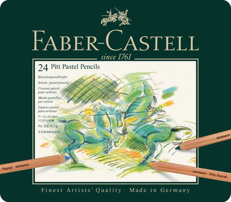 Pastellpennor Pitt Pastel 24 färger - 2 - Faber-Castell - Tidformera
