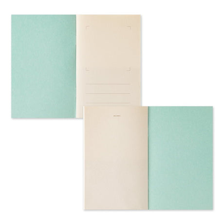 Peelable Sticker Book - Blue - 3 - Midori - Tidformera