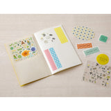 Peelable Sticker Book - Yellow - Midori - Tidformera