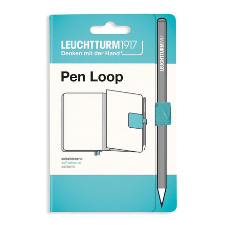 Pen Loop Aquamarine från Leuchtturm1917 - Turkos pennhållare - Tidformera