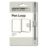 Pen Loop Light grey från Leuchtturm1917 - Ljusgrå pennhållare - Tidformera