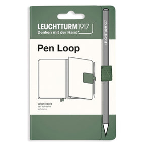Pen Loop Olive från Leuchtturm1917 - Olivgrön pennhållare - Tidformera