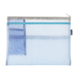 Pen & Tool Pouch Mesh B5 - Light Blue - 4 - Midori - Tidformera