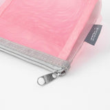 Pen & Tool Pouch Mesh Triangulär - Pink - 4 - Midori - Tidformera