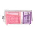 Pen & Tool Pouch Mesh Triangulär - Pink - 1 - Midori - Tidformera