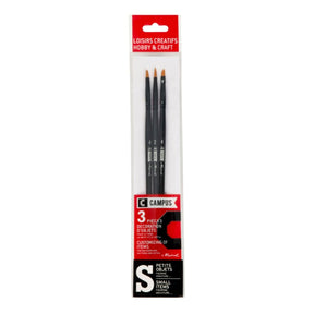 Penselset Campus - Syntet - 3 - pack Hobby - S - 1 - Raphaël - Tidformera