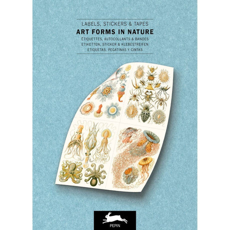 Pepin Labels, stickers & tape Sticker book - Art forms in nature - 1 - Pepin Press - Tidformera