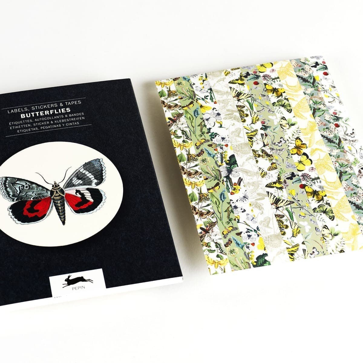 Pepin Labels, stickers & tape Sticker book - Butterflies - Pepin Press - Tidformera