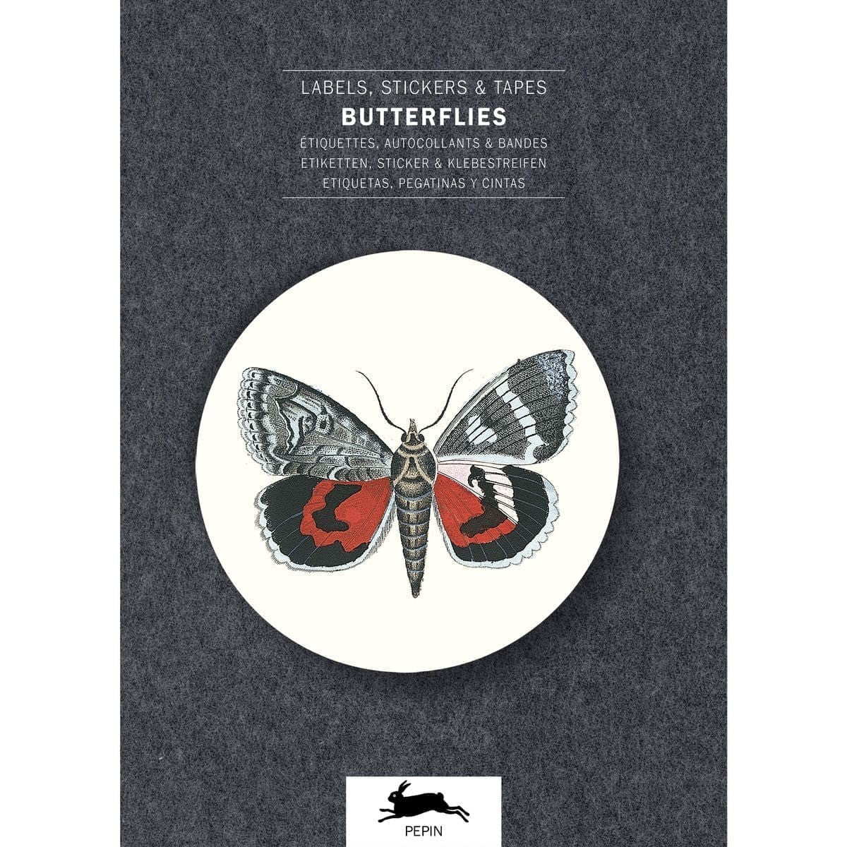 Pepin Labels, stickers & tape Sticker book - Butterflies - Pepin Press - Tidformera