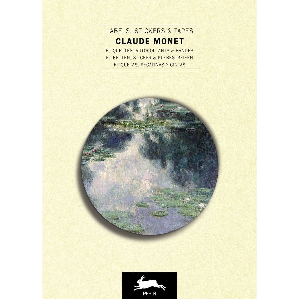 Pepin Labels, stickers & tape Sticker book - Claude Monet - Pepin Press - Tidformera