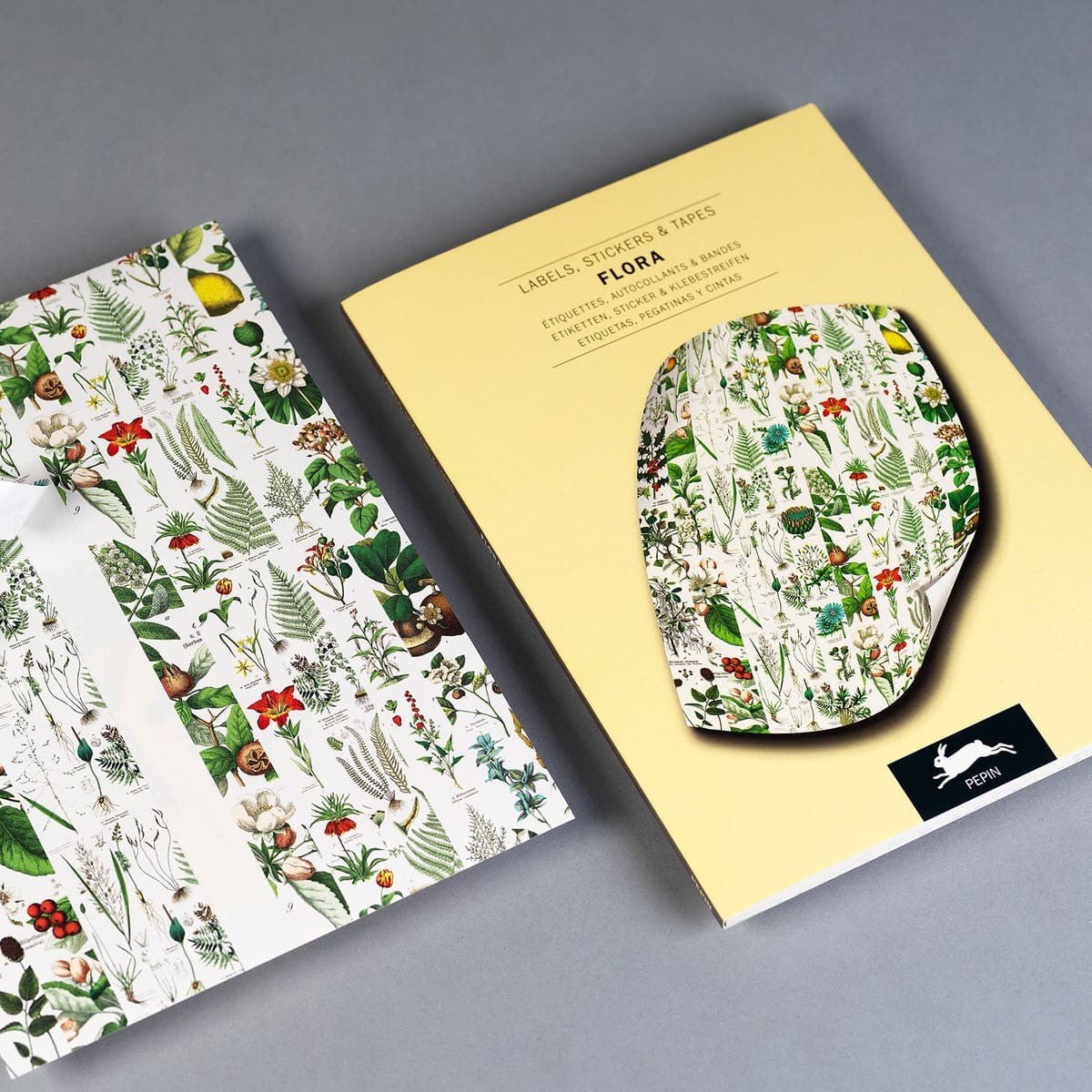 Pepin Labels, stickers & tape Sticker book - Flora - Pepin Press - Tidformera