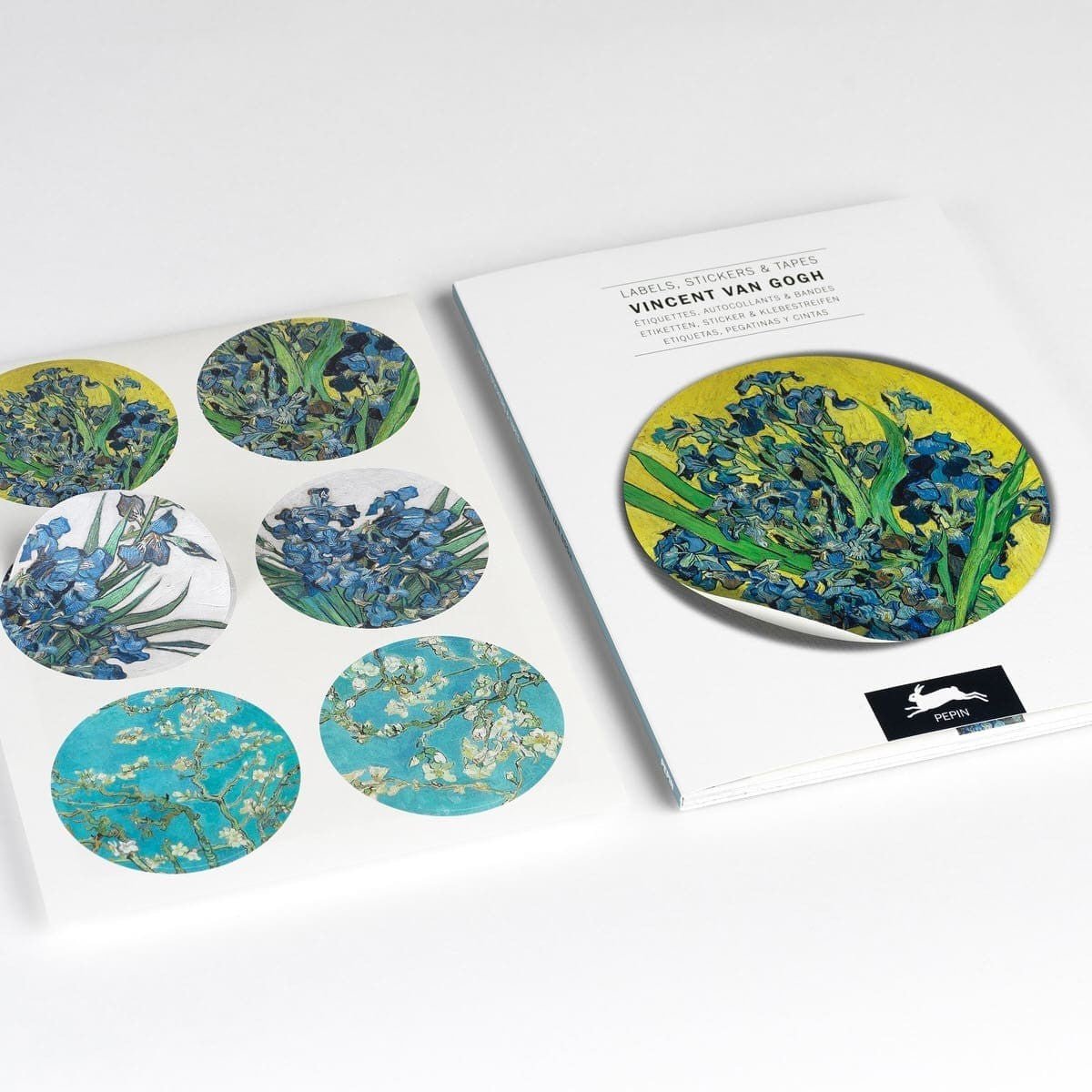 Pepin Labels, stickers & tape Sticker book - Vincent van Gogh - Pepin Press - Tidformera
