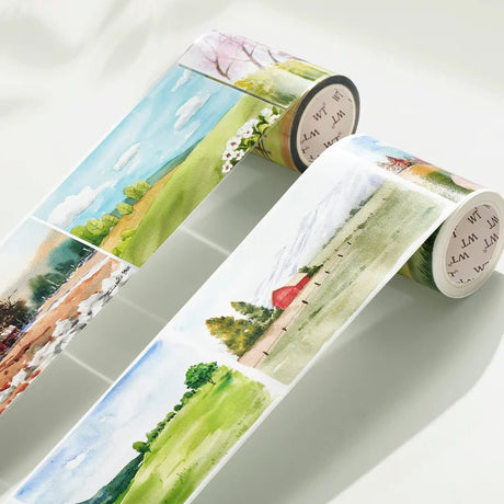 Pet tape Countryside Escapade - 66,5 mm - 2 - Washi Tape Shop - Tidformera